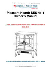pleasant hearth SES-41 Manual
