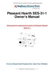 pleasant hearth SES-31-1 Manual