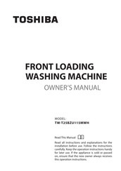 Toshiba TW-T25BZU115MWH Owner's Manual