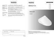 Toto WASHLET C5 TCF24410 Series Instruction Manual