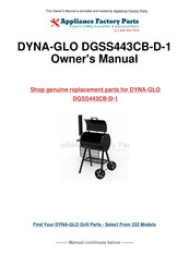 Dyna-Glo Signature DGSS443CB-D Manual