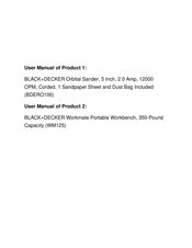 Black & Decker BDERO100 Instruction Manual