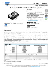 Vishay TSOP96530 Manual
