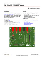 Texas Instruments DAC81416-08EVM User Manual