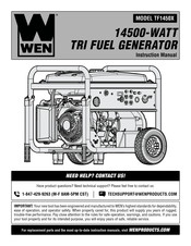 Wen TF1450X Instruction Manual