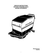 Hoover SCRUBMAX Service Instructions Manual