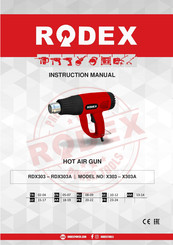 RODEX X303A Instruction Manual
