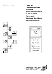 Endress+Hauser CLM 381 Operating Instructions Manual