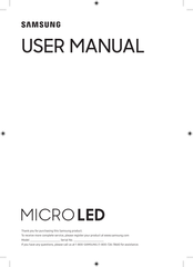 Samsung MICRO LED MNA114MS1CCXZA User Manual