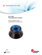 Beckman Coulter J-Lite JLA-12.500 Instructions For Use Manual
