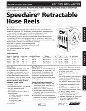 Speedaire 2VDF4 Operating Instructions Manual