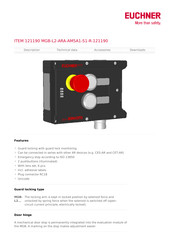 EUCHNER MGB-L2-ARA-AM5A1-S1-R-121190 Manual
