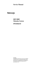 Tektronix HFS 9009 Service Manual