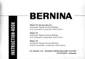 Bernina 732 Instruction Book