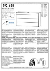 Oeseder Möbelindustrie 992 638 Assembly Instructions Manual
