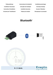Kroeplin K Series Installation Instructions Manual