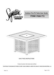 Ashley Signature P690-772 User Manual