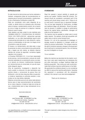 PIEROBON MD 21 Instruction Manual