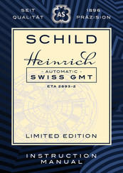 SCHILD Heinrich Instruction Manual