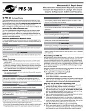 parktool PRS-30 Manual