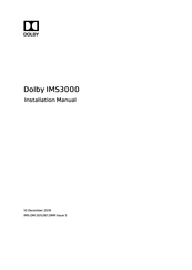Dolby Laboratories IMS3000 Instruction Manual