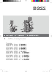 Boss BOSS-2 MultiV 806/EC2 - VFC Installation And Operating Instructions Manual