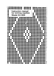 Brother KH-820 Instruction Manual