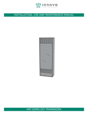 Innova HRP DOMO EXT FRAMEWORK Instructions For Installation, Use And Maintenance Manual