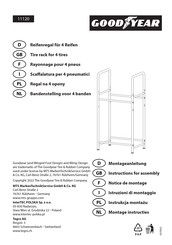 Goodyear 11120 Instructions For Assembly
