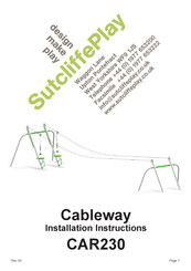 Sutcliffe Play Cableway Installation Instructions Manual