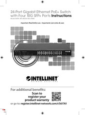 Intellinet IPS-28G04-10G-370W Instructions Manual
