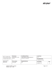 Stryker System 6 6208-000-000 Instructions For Use Manual
