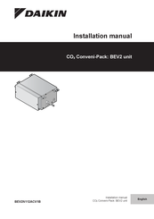 Daikin BEV2N112ACV1B Installation Manual