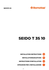 Romotop SEIDO T 3S 10 Installation Instructions Manual