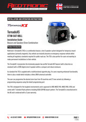 Redtronic TornadoXS Assembly, Installation And Operation Instructions