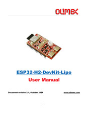 OLIMEX ESP32-H2-DevKit-Lipo User Manual