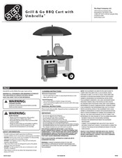 Step2 Grill & Go BBQ Cart with Umbrella Manual