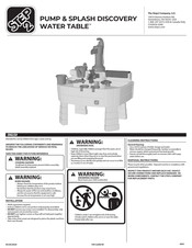 Step2 PUMP & SPLASH DISCOVERY WATER TABLE Manual