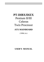 AZZA PT-DIZX User Manual