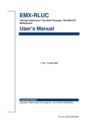Avalue Technology EMX-RLUC User Manual