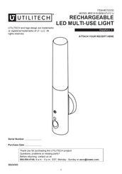Utilitech RE1418-BKM-07LFC-U Manual