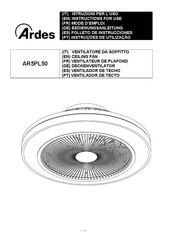 ARDES AR5PL50 Instructions For Use Manual