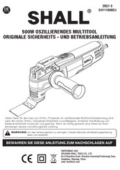 SHALL 25Q1-3 Safety And Operating Instructions Manual