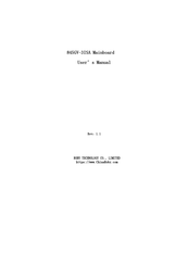 Roby 845GV-3ISA User Manual
