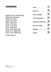 Siemens SIMATIC NET OLM/G22 V4.0 Operating Instructions Manual