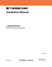 Thermo King T-1090 SPECTRUM Installation Manual