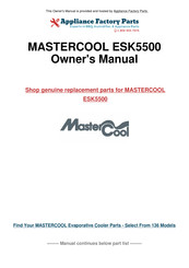 Champion Essick ESK5500 Manual