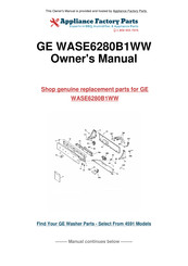 GE WASE6280 Owner's Manual