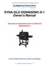 Dyna-Glo DGN405DNC-D-1 Manual