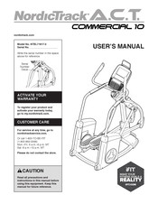 ICON Health & Fitness NordicTrack A.C.T. COMMERCIAL 10 User Manual